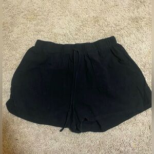 Black Casual Shorts